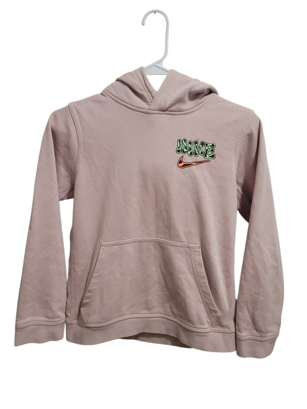 Boys Nike Sportswear Pink Fantasy Creature Pullover Hoodie Size Medium